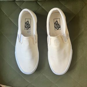 Classic off white vans slip on m 6 / w 8.5